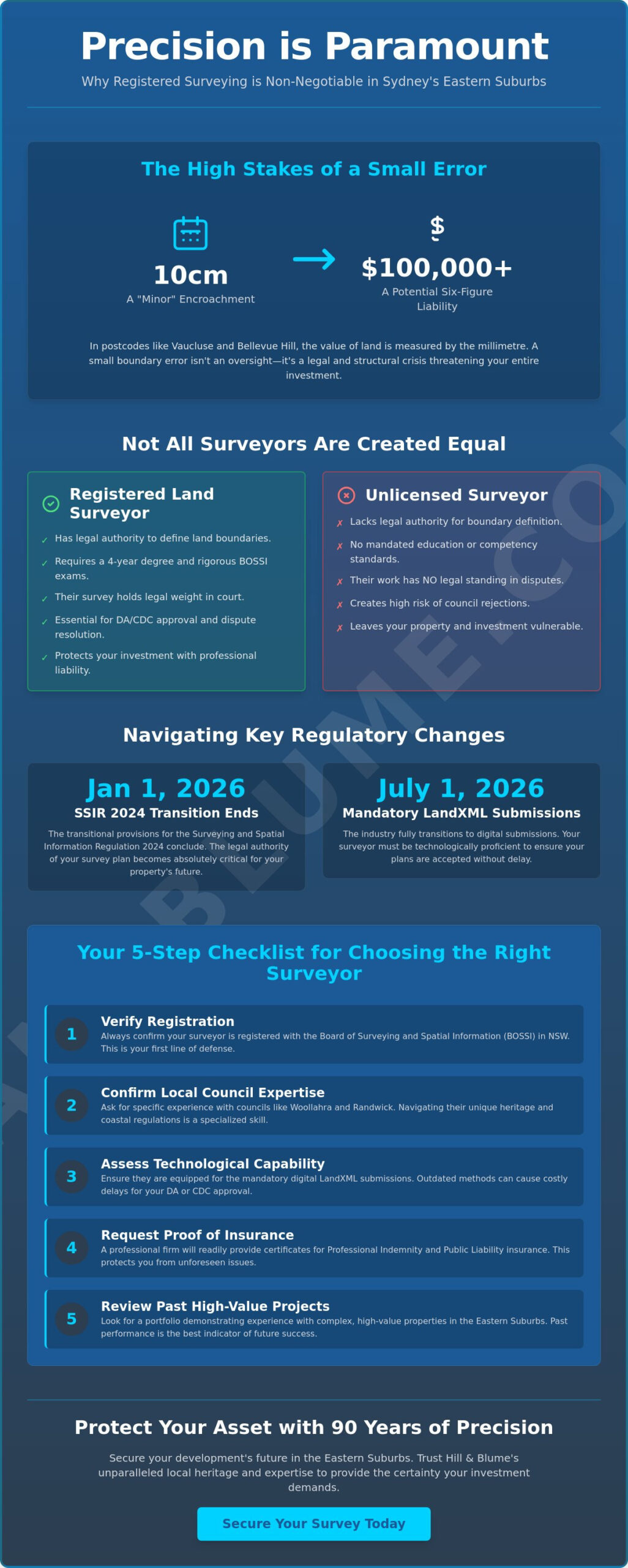 Registered Surveyor Eastern Suburbs Sydney: The 2026 Property Guide