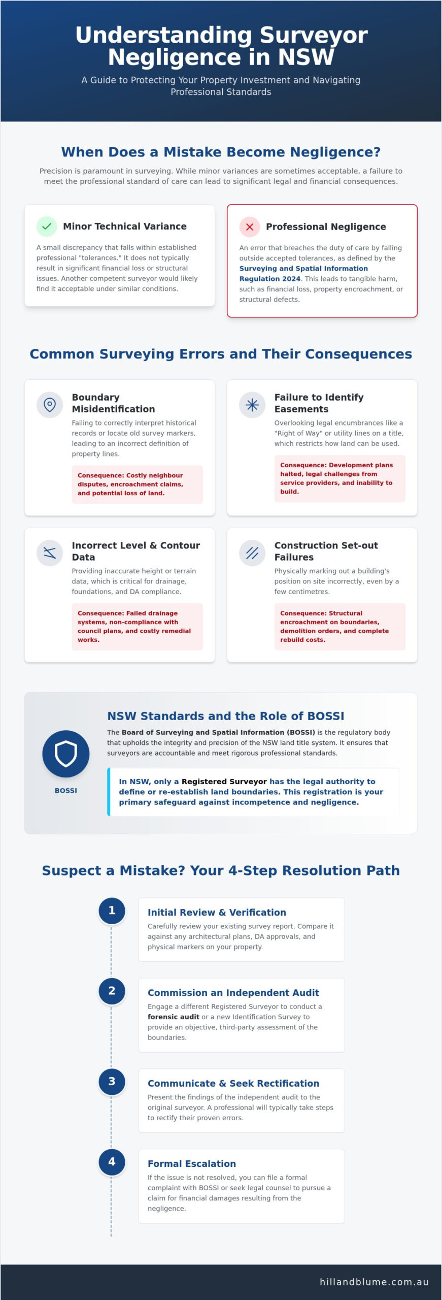 Surveyor Negligence in NSW: A Guide to Professional Standards and Property Protection